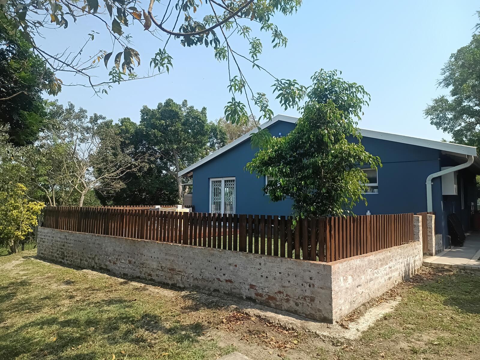 Fenced private garden